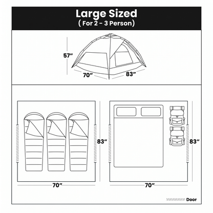 Voressa Pop-Up Tent 6