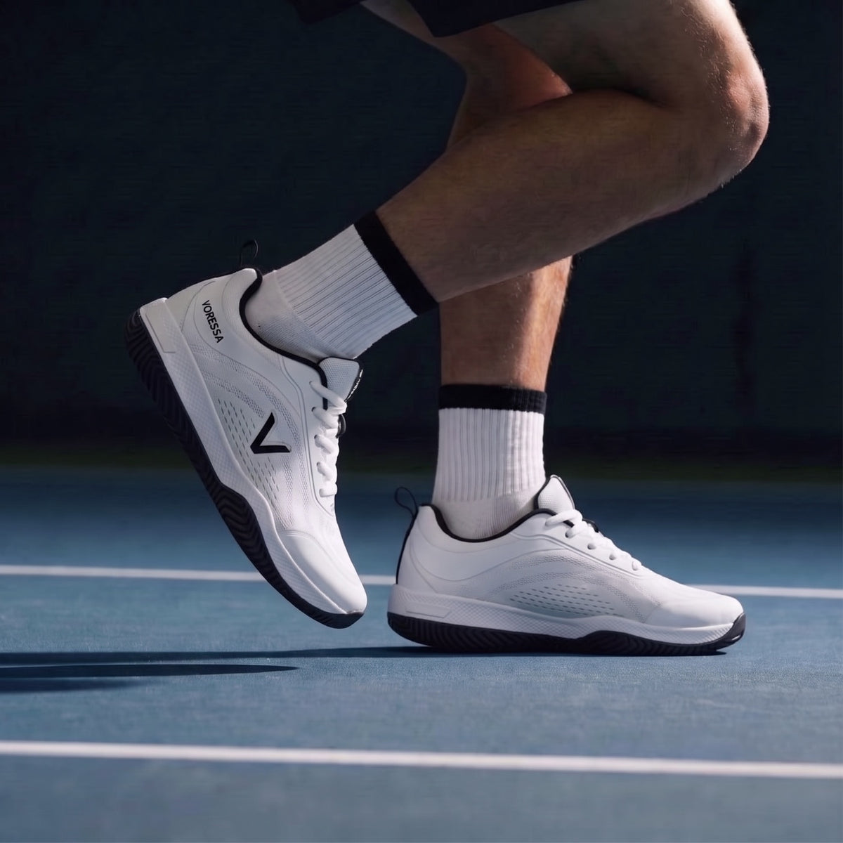 Voressa Wide Toe Court Shoe