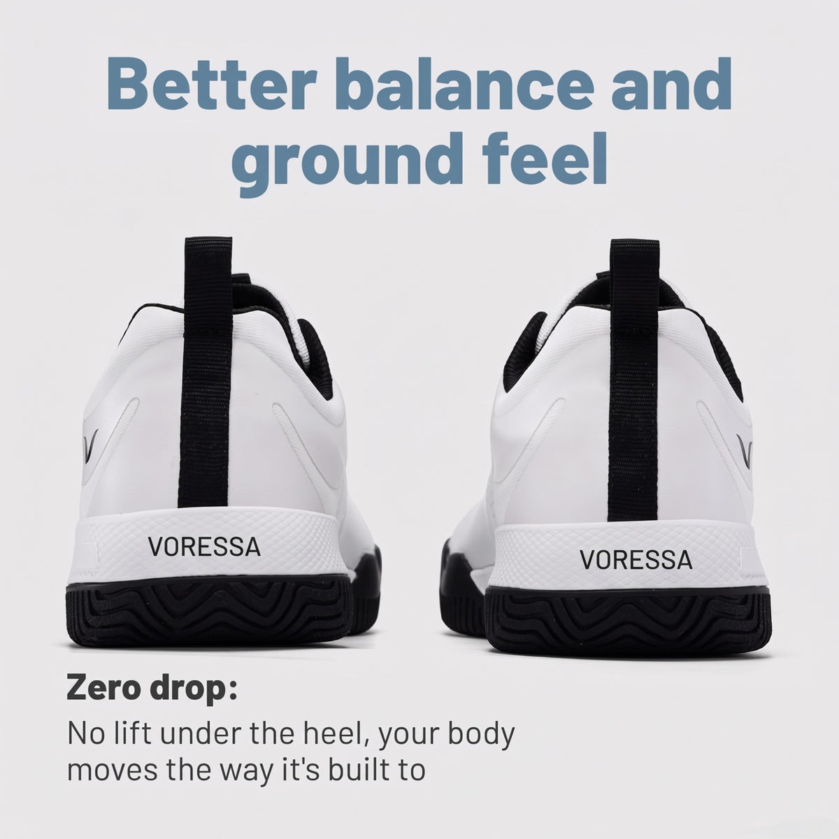 Voressa Wide Toe Court Shoe